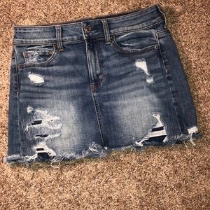 AEO Super Stretch Denim Skirt